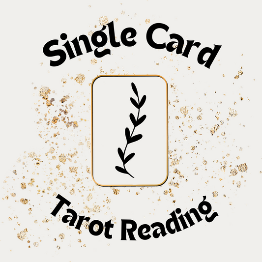 1-Card Recorded Video Tarot Reading - Please read full listing for details!
