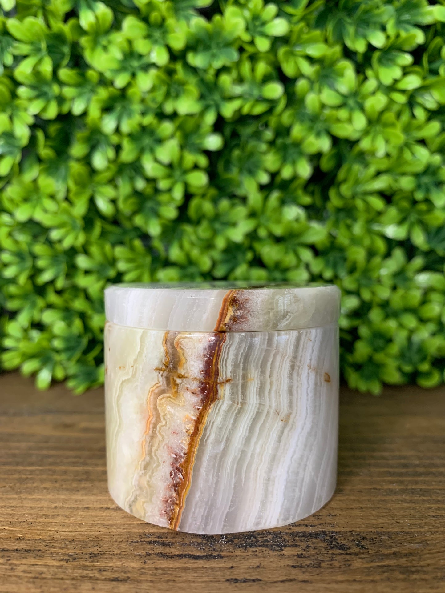 Natural Onyx Stash Box 2"