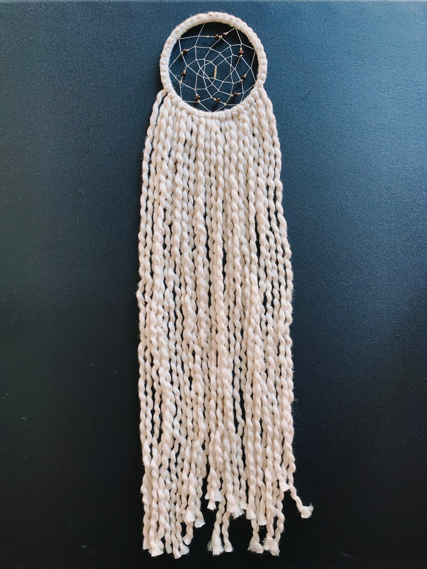 Ivory Macrame Dream Catcher