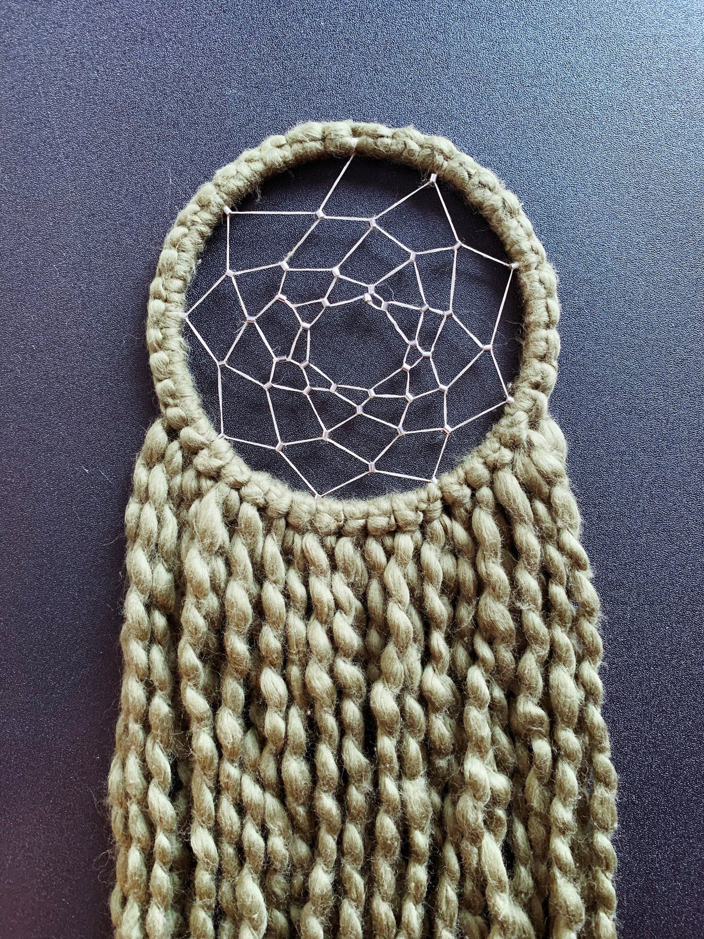 Ivory Macrame Dream Catcher